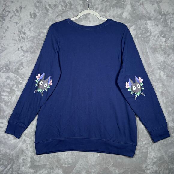 Studio Ghibli x Her Universe Kiki’s Delivery Service Navy Sweatshirt Sz 0 Small - Picture 3 of 8